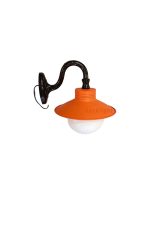 Dekoratif Aplik Bahçe Lambası – E27 – Turuncu Şapka