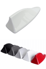 Elektrikli Balık Sırtı Oto Tavan Shark  Anteni - Tam Fonksiyonlu - Beyaz