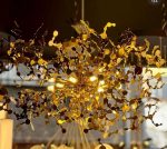 Altın Pullu Sarkıt Gold Avize BAC 2023 - Görsel 2