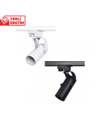 Ray Spot GU10 Duylu Ampulsüz Armatür Beyaz, Siyah