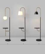 Sehpalı Mermer Dekoratif Lambader