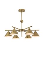 Konik Başlıklı Sarkıt LED Gold Avize - Görsel 2