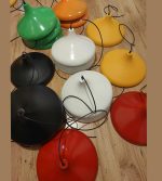 Endüstriyel Tarz Aydınlatma Metal Sıvama Sarkıt BAC 1079 Siyah+Beyaz