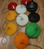 Endüstriyel Tarz Aydınlatma Metal Sıvama Sarkıt BAC 1079 Siyah+Beyaz