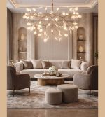 Ateşböceği Modern Tarz Oturma Odası Sarkıt  LED Avize - Görsel 2