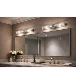 İkili Cam Boru Dekoratif Krom Aplik - Görsel 3